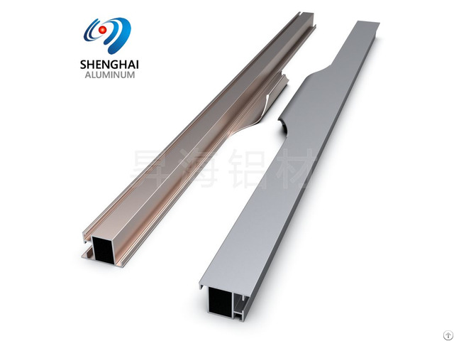 Aluminium Wardrobe Cabinet Handles Profiles From China Shenghai Aluminum