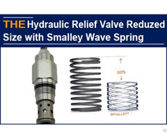 Aak Simplified The Shape Of Hydraulic Relief Valve By 35%