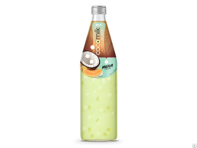 Cocomilk With Nata De Coco 485ml Melon