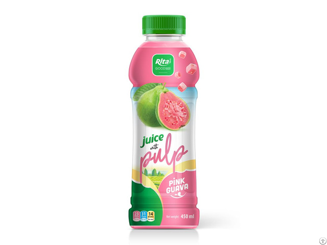 Guava Juice With Pulp 450ml Pet