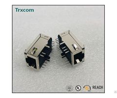 1000m Low Profile Rj45 Connector With Magnetic