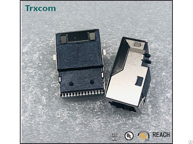 Surface Mount 2 5g Smt Rj45 Magjack