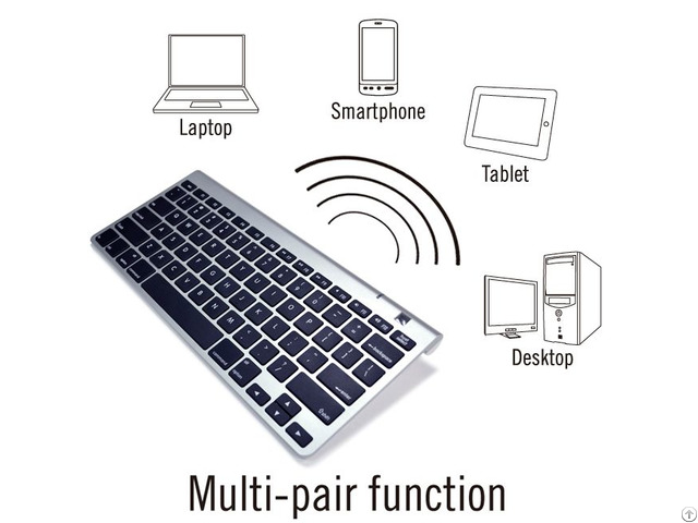 Compact Bluetooth Pc Mac Compatible Keyboard