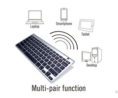 Compact Bluetooth Pc Mac Compatible Keyboard