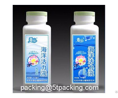 Energetic Water Bottle Used Plastic Adhesive Labels In Customized Logo