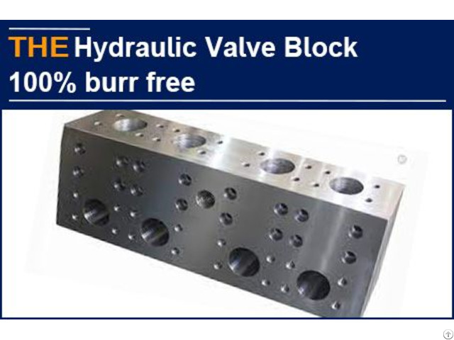 The Intelligently Polished Aak Hydraulic Valve Block Is 100% Burr Free