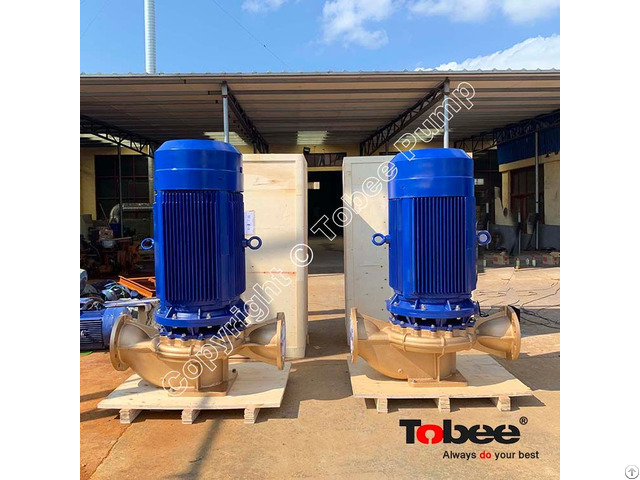 Tobee® High Effective Bronze Impeller And Casing Vertical Inline Seawater Desalination Pump