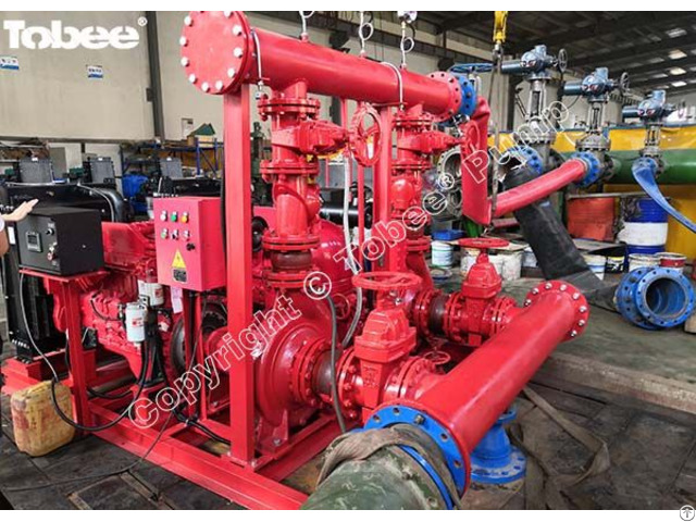 Tobee® Fire Fighting Centrifugal Water Pump With Diesel Driven Was Testing