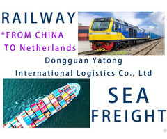 Cargo Transportation Whole Container Sea And Railway From China To The Netherlands