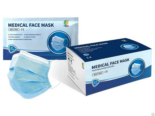 Type Ii 3 Ply Medical Disposable Mask