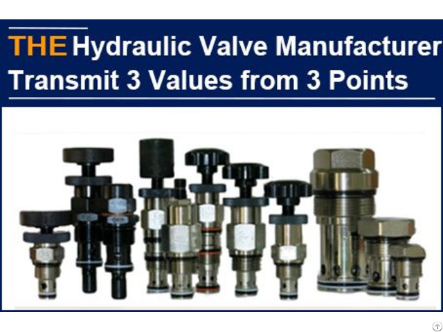 Aak Uses 3 Points To Promote The Content Of Hydraulic Valves And Transmit Three Values