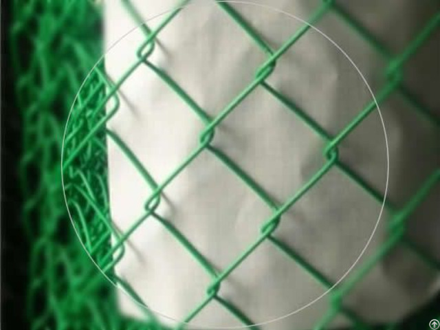 Galv And Pvc Coated Galvanized Chain Link Fence