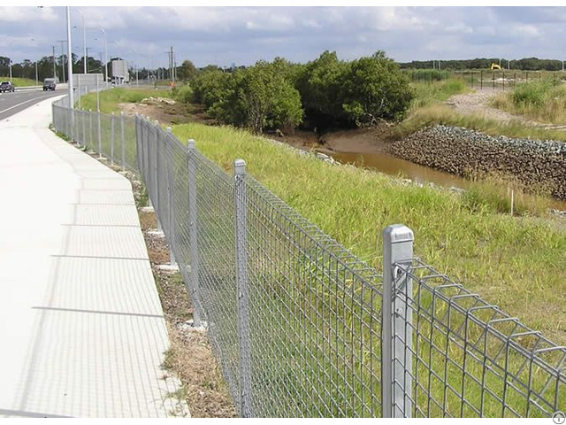 Galvanised Welded Wire Fence