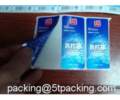Double Sided Printing Plastic Adhesive Labels In Drinking Water