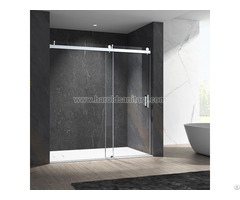 Stainless Steel Soft Closing Sliding Glass Shower Enclosure