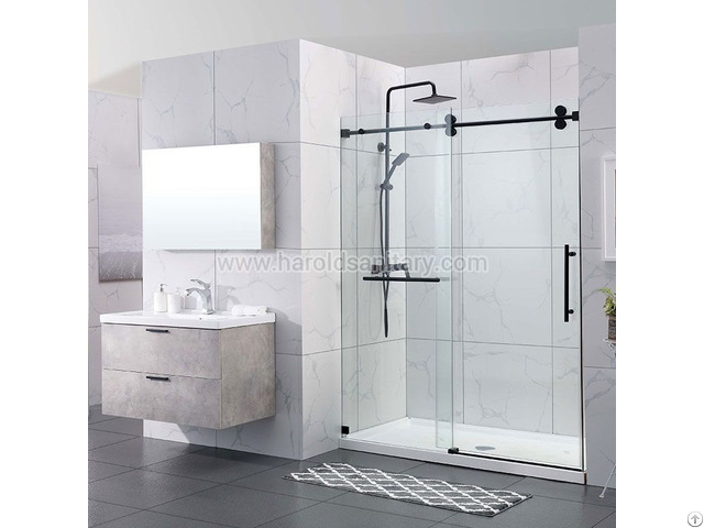 Double Roller Single Sliding Shower Enclosure