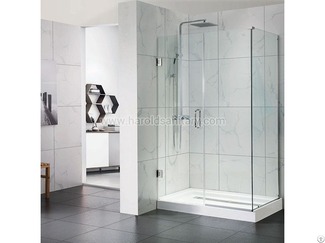 Frameless Hinged Shower Door