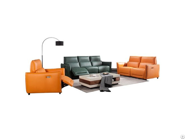 Combination Sofa Space Capsule Electric Function Italian Light Luxury