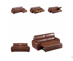 Modern Minimalist Functional Corner Combination Leather Art Living Room Furniture Storage Sofa Bed