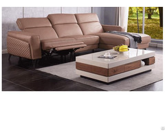 Space Capsule Electric Function Living Room Modern Minimalist Corner Combination Leather Sofa