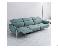 Modern Minimalist Leather Multifunctional Sofa Three Living Room Furniture Combination