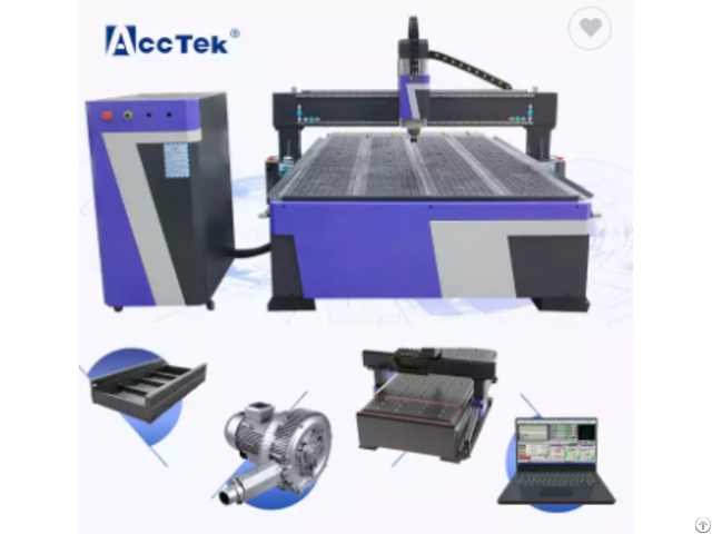 Cnc Router Cutting Machine Aluminum Water Cooling Spindle Mach3 Controller