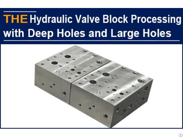 Aak Hydraulic Valve Blocks Replaced Dutch Manufacturer With 24 Deep And Large Holes