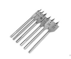 Factory Price In Stock 6pcs Flat Drills Set For Wood Processing