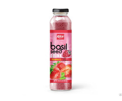 Basil Seed Drink With Strawberry Juice From Rita Baeverage