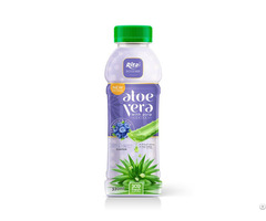 Pet Bottle 330ml Aloe Vera With Pulp Drink Blueberry Flavor