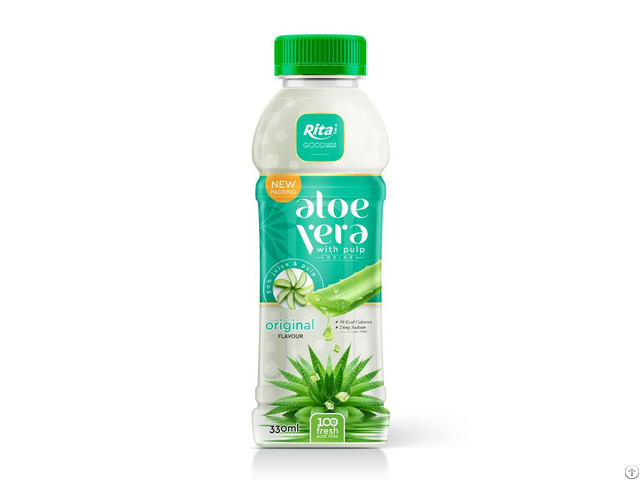 Pet Bottle 330ml Original Aloe Vera With Pulp Drink