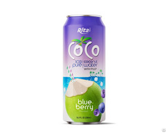 100% Pure Coconut Water With Pulp And Blueberry Flavour