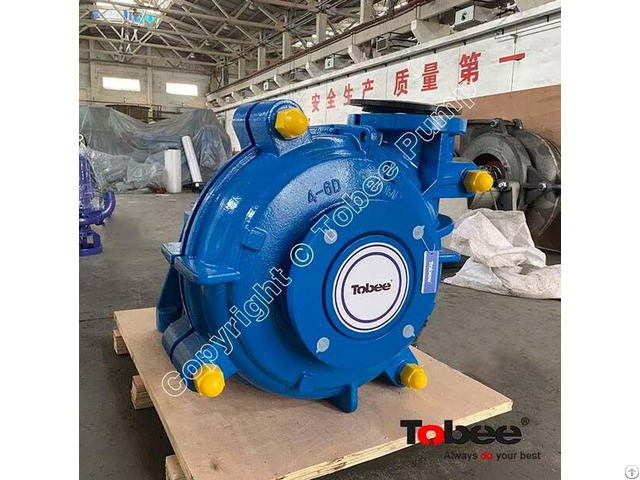 Tobee® Th6x4d Metal Lined Bare Shaft Slurry Pump