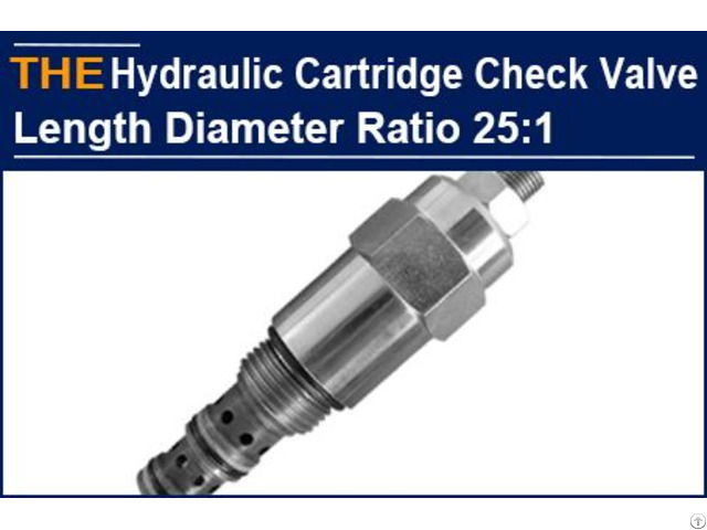 Aak Impressed German Customer By Hydraulic Cartridge Check Valve With Length Diameter Ratio 25 1