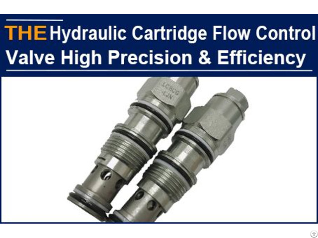 The Hydraulic Cartridge Flow Control Valve Failed In 3 Proofs With Old Supplier