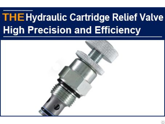 Fifty Customized Hydraulic Cartridge Relief Valves Were Completed In 30 Days