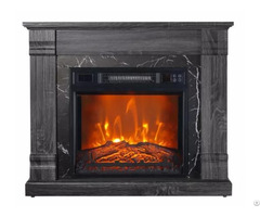 Indoor Heater Electric Fireplace With Wooden Mantel