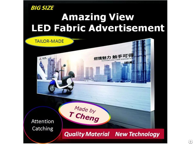 Uv Printed Fabric Led Illuminating Advertisement Box