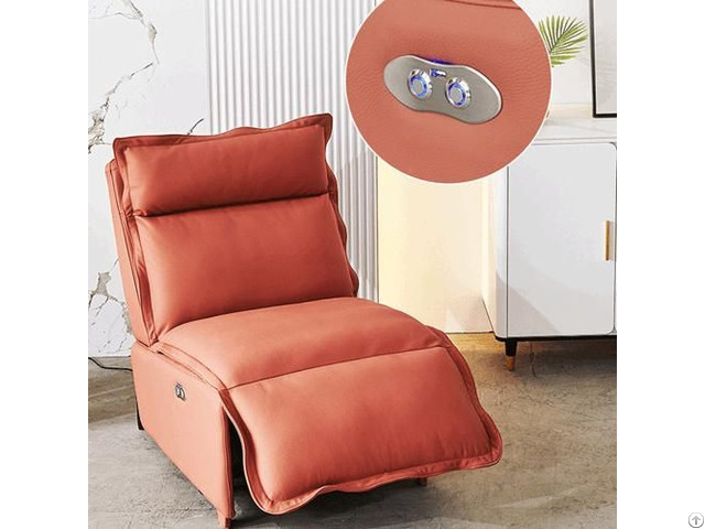 New Single Seat Armrestless Fabric Sofa Modern Minimalist Technology Cloth Function Electric Chair