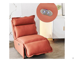 New Single Seat Armrestless Fabric Sofa Modern Minimalist Technology Cloth Function Electric Chair