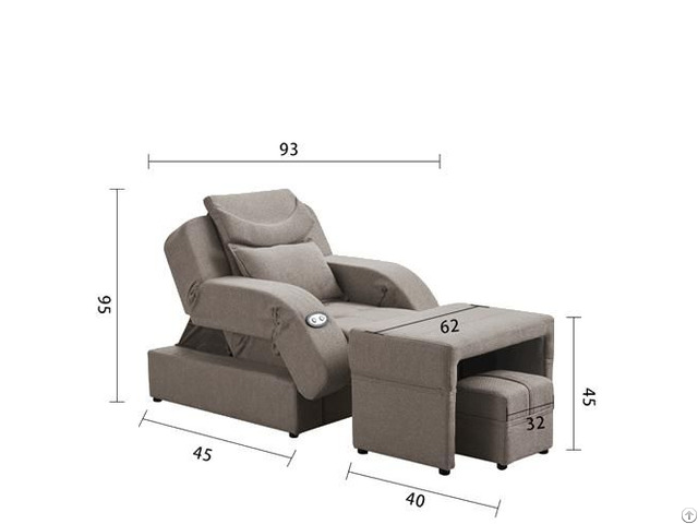 Beauty Nail Sofa Multifunctional Electric Foot Modern Simple Single Leisure Fabric Chair