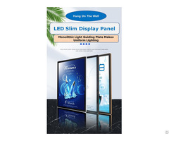 Led Lighting Advertisement Display Slim Panel