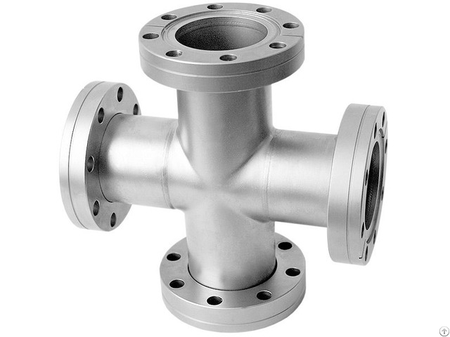 Production Cf 4 Way Crosses Fixed Vacuum Fittings