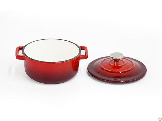 Mini Enamelled Cast Iron Oval Cocotte