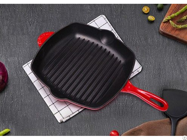 Enamel Cast Iron Grill Pans