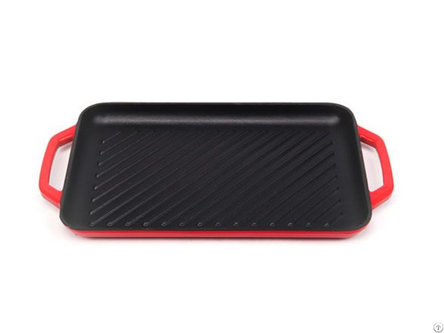 Enameled Cast Iron Grill Plate