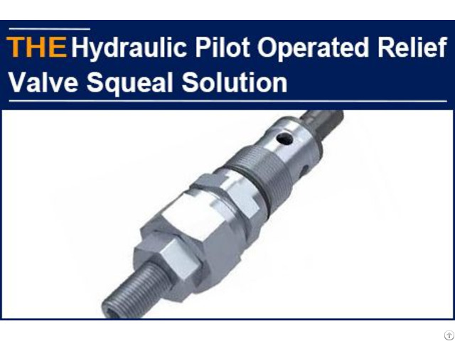 Aak Solved Squeal Of The Hydraulic Cartridge Relief Valve With A Small Trick