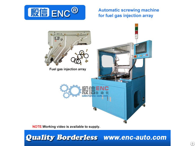 Automatic Screwing Tightening Fastening Machine For Natural Gas Manifold Assembly