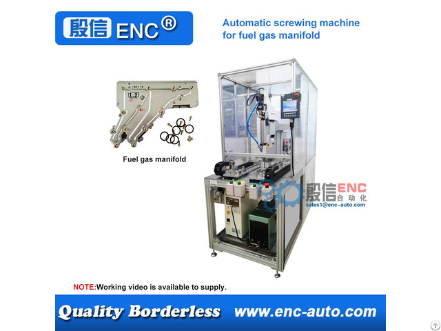 Automatic Screwing Tightening Fastening Machine For Natural Gas Injector