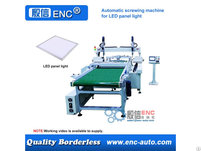 Automatic Screwing Tightening Fastening Machine For Led Panel Lights